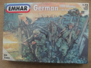 EMHAR 1/72 7203 WWI GERMAN INFANTRY WITH TANK CREW